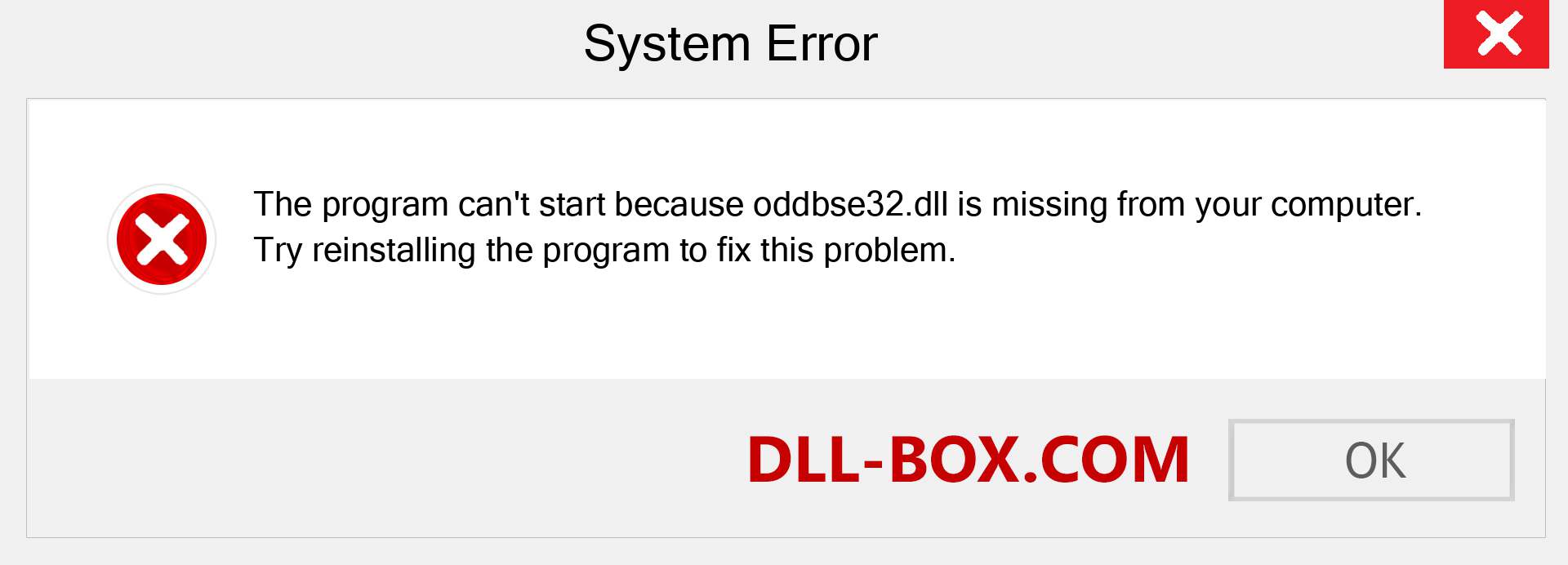  oddbse32.dll file is missing?. Download for Windows 7, 8, 10 - Fix  oddbse32 dll Missing Error on Windows, photos, images